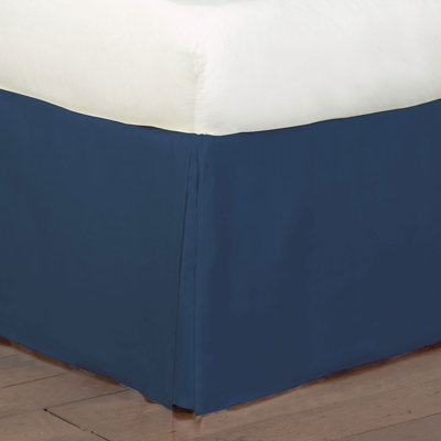 Beatrice Linen Pleated Bed Skirt
