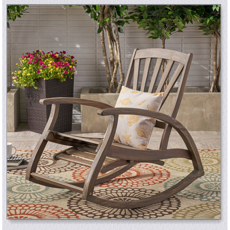Chaise à bascule inclinable, Gris