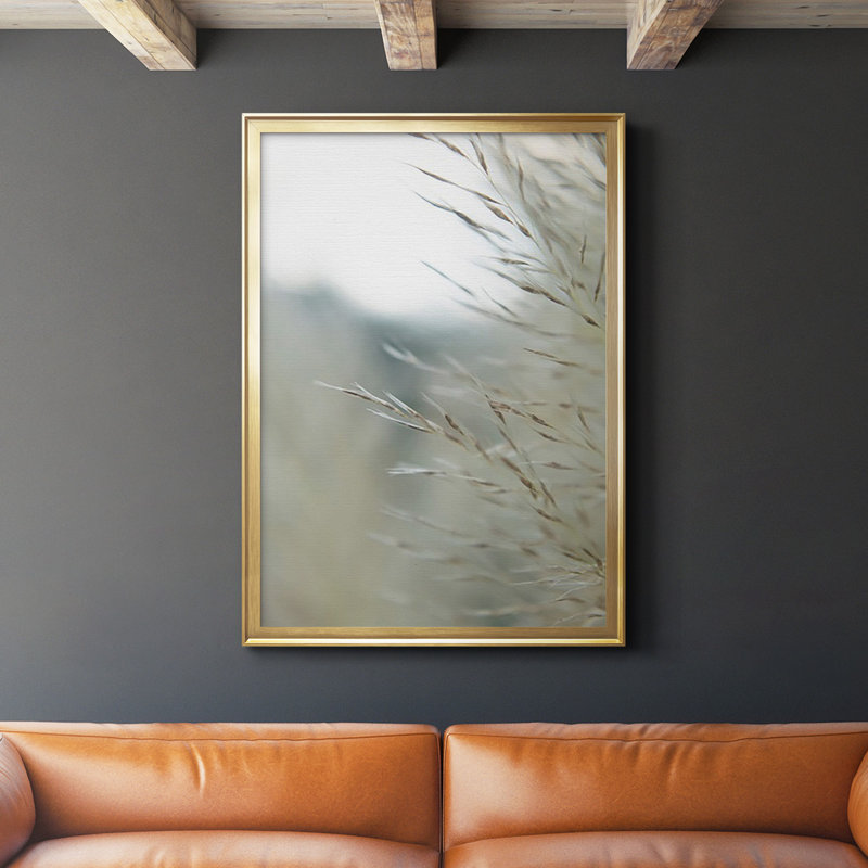 Subtle Grasses III " Subtle Grasses III ", Gold Framed, 18.5'' W x 24.5'' H