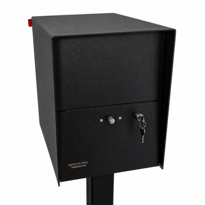 Qick Ship Locking Drop Box in Black