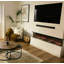 Jessica-Taylor 17 Stories Silver Recessed Wall Mounted Electric Fireplace Insert-804056310