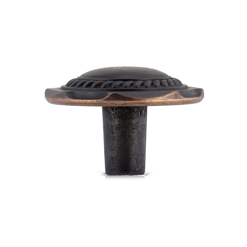 Poignée ronde 1 1/4" de diamètre Expression, Bronze huilé et brossé