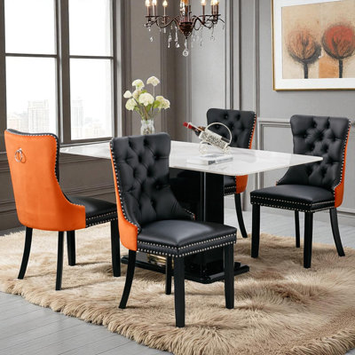 Chaises de salle à manger rembourrées Seita