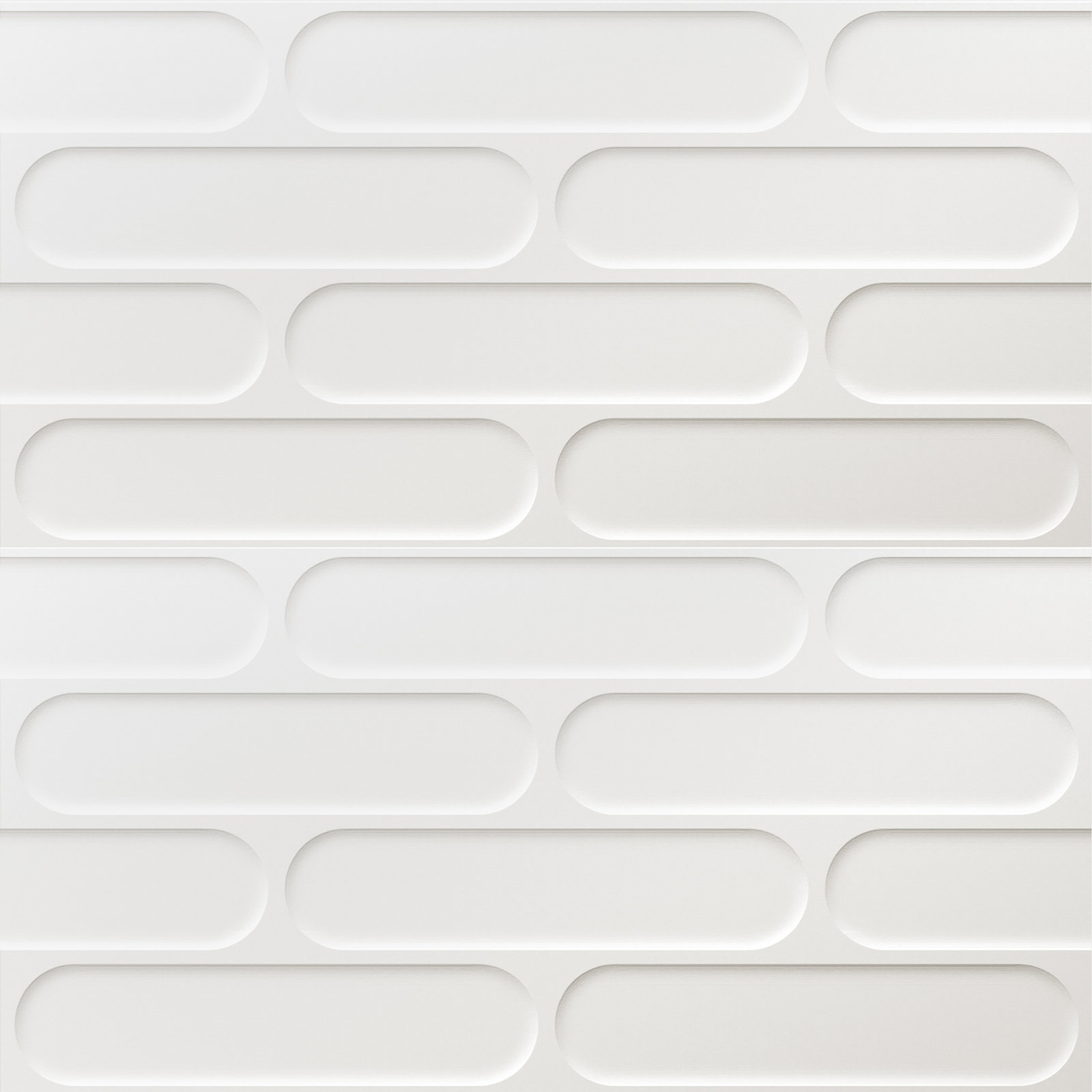 Biscotti  12" x 24" Fishscale 3D Italian Wall Tile, White
