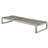 Pangea Home Bella Outdoor Aluminum Chaise Lounge – Modern Patio Sun Lounger with Quick-Dry Rope & Easy-Move Wheels - Grey-2001427091
