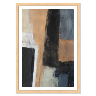 Karl Metallic Slate I Framed On Paper by  Print