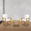 Ensemble de 2 chaises d'extérieur Rodanthe Acacia