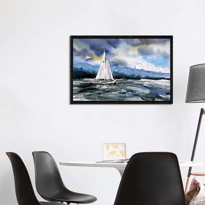 Heading In Master by Dean Crouser - Painting on Canvas, Black Framed, 101.6 cm H x 66.04 cm W