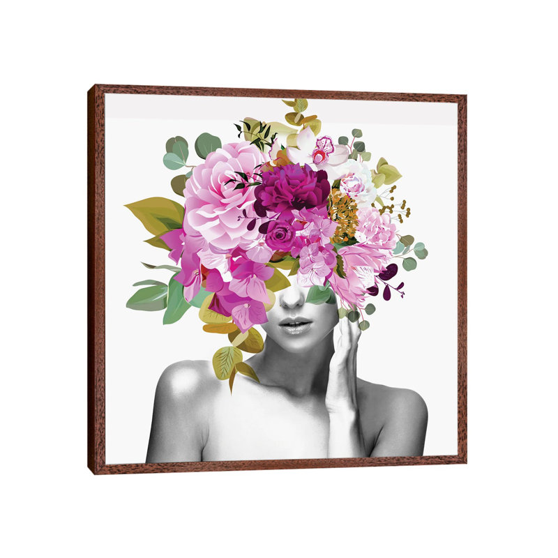 Linked In Time I by Irena Orlov - Floater Frame Print on Canvas, Classic Wood Framed