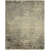 Avaya Hand Knotted Abstract Area Rug