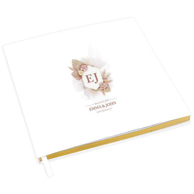 Livre d'or de mariage personnalisé