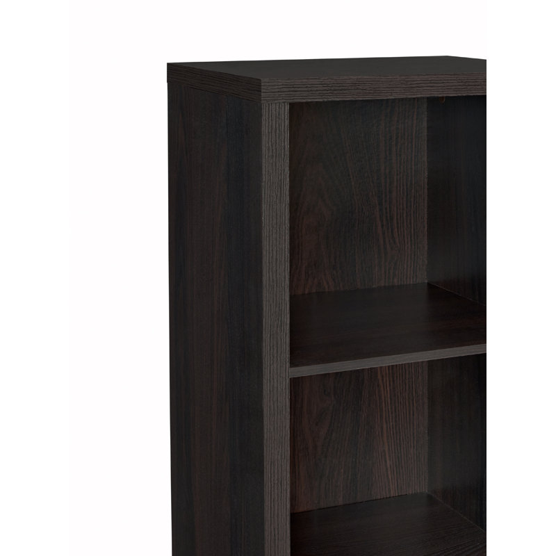 Decorative Storage 43.98" H x 16.02" W Cube Bookcase, Black Walnut