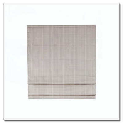 Basketweave Room Darkening Cordless Roman Shade