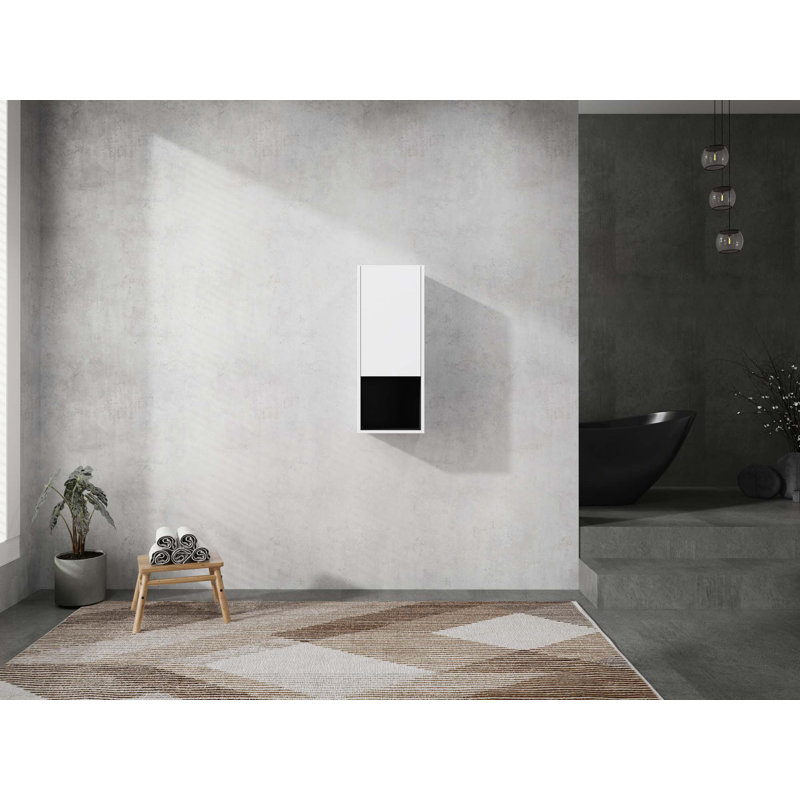 Bathroom Side Cabinet,Soft Close Doors,Float Mounting Design