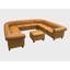 Canapé modulaire en cuir Chesterfield-130575890
