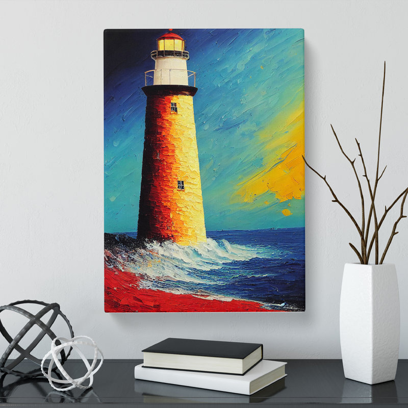 Lighthouse In Colour Vol.4 - Wrapped Canvas, 50cm H x 35cm W x 3cm D
