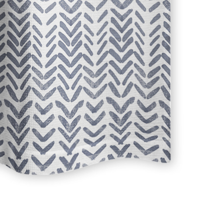 Madina Chevron Shower Curtain