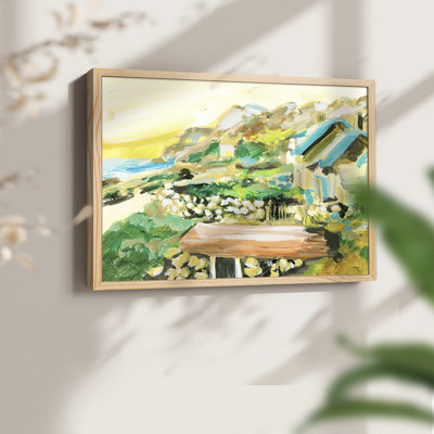 Spring Village IV - Reproduction encadrée - Restickable