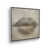 Cadre flottant en chrome poli