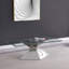 Table basse d'appoint avec plateau en verre