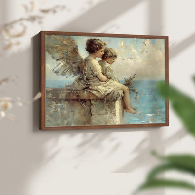 Angels From Above-CIX -Framed Print - Restickable