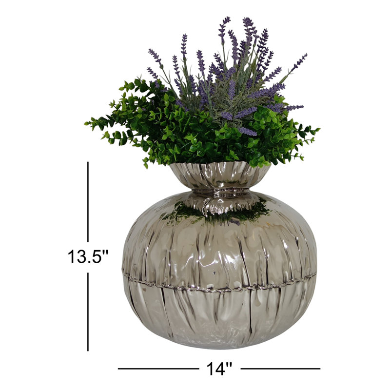Schrader Handmade Stainless Steel Table Vase