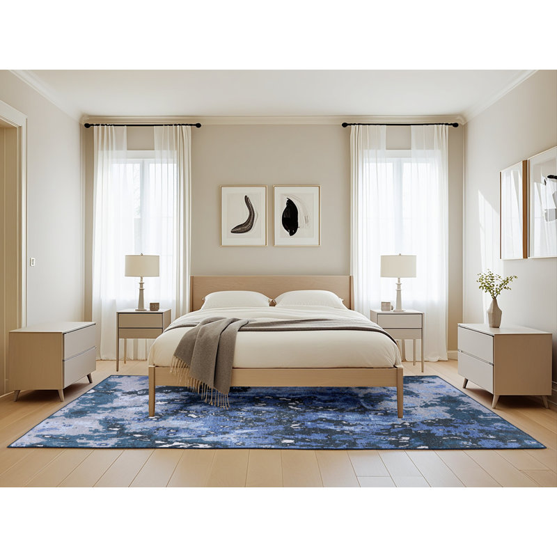 Tapis bleu, Rectangle 5 pi x 8 pi