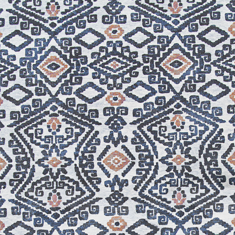 Tapis décoratif Ivoire géométriques bastioni, Rectangle 2 pi x 3 pi 7 po