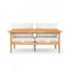 Causeuse d'extérieur en bois d'acacia Terassi