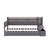 Twin Size Upholstered Daybed with Trundle, Storage Footstool, Shelves, USB Charging & LED Light, Grey-1365950936-1365950938