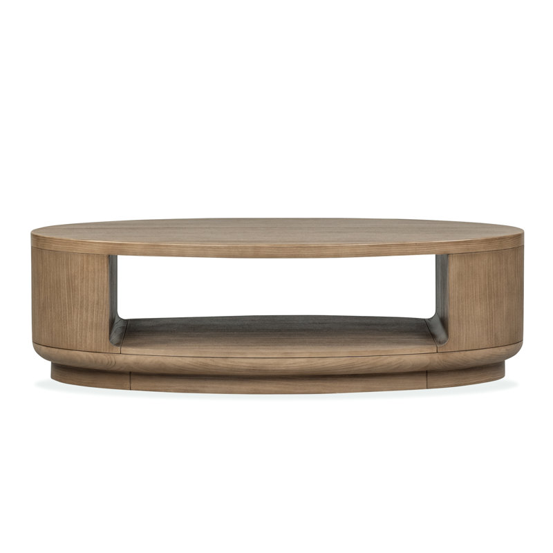 Braxton Oval Cocktail Table With Casters