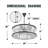Volkhart 6 - Light Dimmable Drum Chandelier