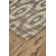 Tapis gris en jute / sisal crocheté à la main Ayssa