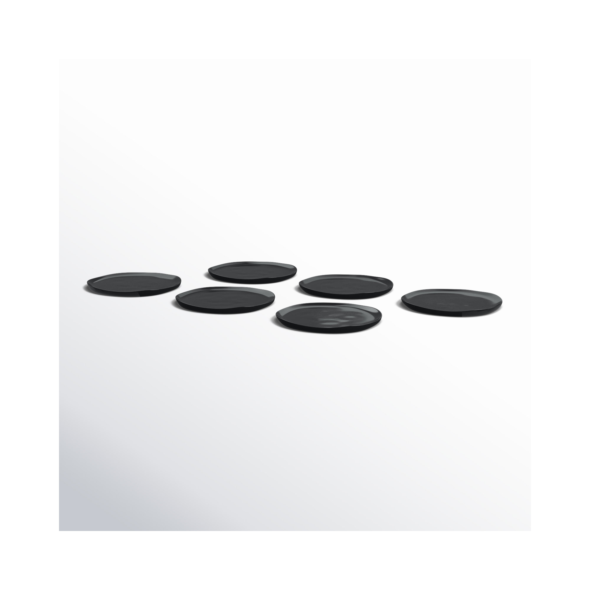 Fortessa Sandia 11" Melamine Dinner Plate, Obsidian