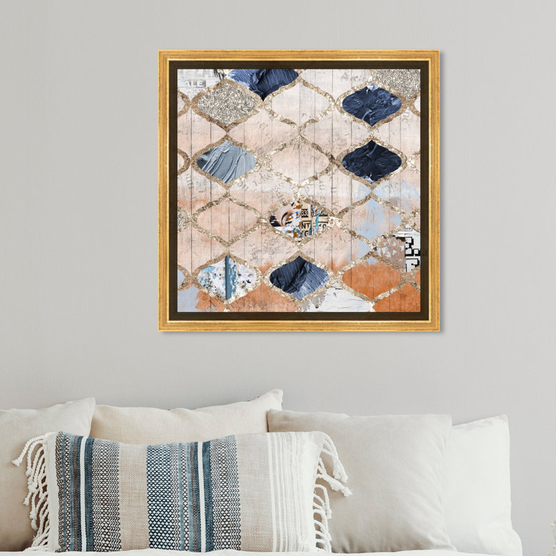 «Modern Moroccan», impression sur toile tendue, H 12 po x l 12 po, Toile tendue