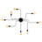 Kaegan 8 - Light Sputnik Geometric Chandelier