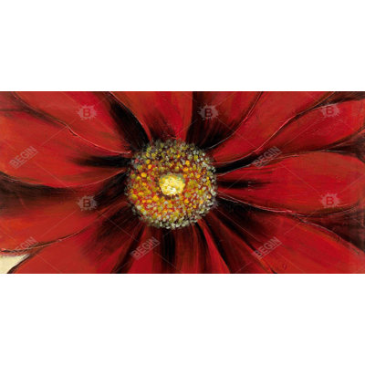 Red daisy - 15.75"x31.50" Desk mat
