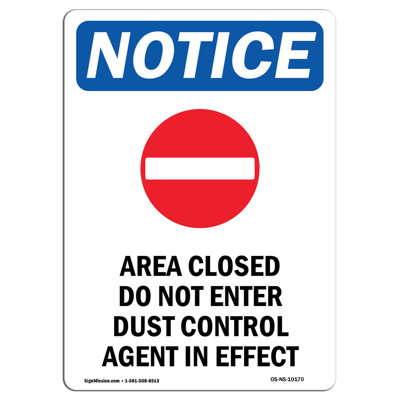 Area Closed Do Not Sign