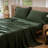 100% Washed Cotton Sheet Set Extra Deep Pocket Linen Like Textured-404490831-414295188