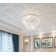 Art3d Decorative Ceiling Tile 2x2 Glue up, Lay in Ceiling Tile 24x24 Pack of 12pcs Spanish Floral in Matt White