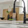 Pull Down Single Handle Kitchen Faucet with Accessories