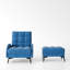 Affric 60cm Wide Velvet Wing Chair Recliner-1529548663