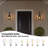  Cioffi Lantern shape Black Metal Wall Light-1522112376-1582561395