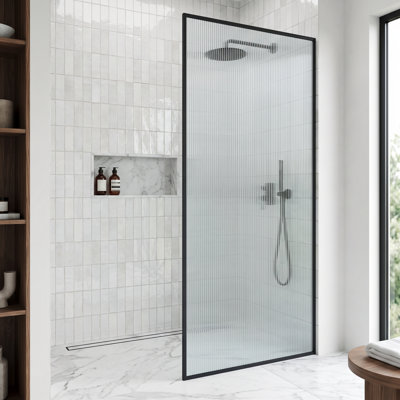 Meridian Framed Fixed Shower Screen