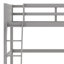 Lit mezzanine en bois avec échelle-1672596526
