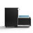 Markiese 14.69'' W Metal 2-Drawer Vertical Mobile  File Cabinet With Lock Fully Assembled-1040605159