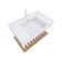 29.53 In. W X 18.11 In. D X 8.15 In. H Single Sink Wall-Mounted Bath Vanity In Natural Wood With White Acrylic
