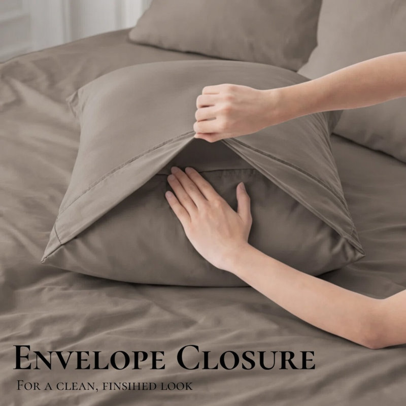 Ensemble de draps en bambou ultra doux - ensemble de 4 pièces - infroissable - feuilles de refroidissement avec poches profondes