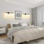 Luminaire de meuble-lavabo avec abat-jour opale Parker-281881174-281881177