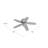 Builder Low Profile 52" 5 - Blade Flush Mount Ceiling Fan with Lights and Pull Chains-56421046